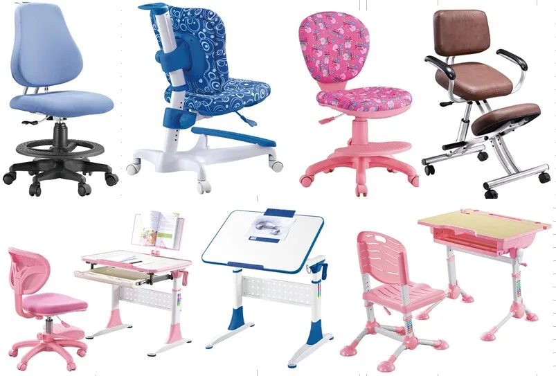 Ergonomik Çocuk Çalışma Koltuğu Ayarlanabilir Arkalığı