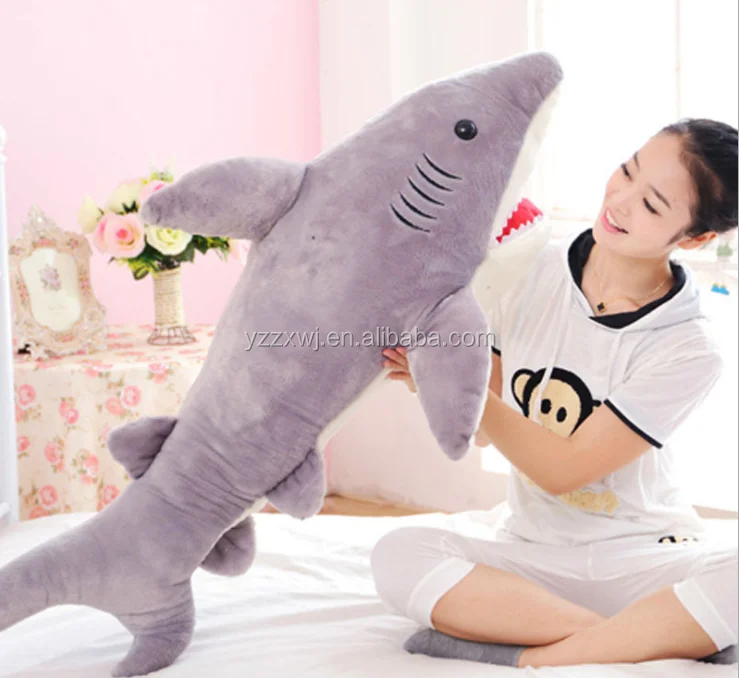 red shark plush