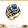 US Navy Ring 19.5mm thick. U.S. Navy Seals Uniform Veteran Ring - flag decal emblem design