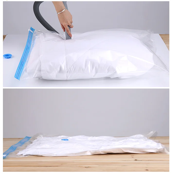 Reusable Double Zip Seal Mattress Vacuum Storage Bags For Space