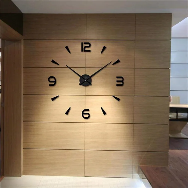 Часы с цифрами на стене