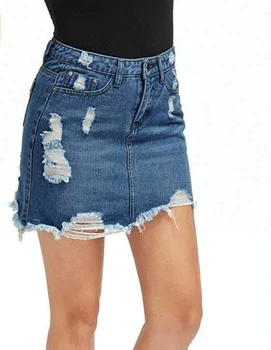 B32018a 2018 Terbaru Musim Panas Fashion Wanita Denim 