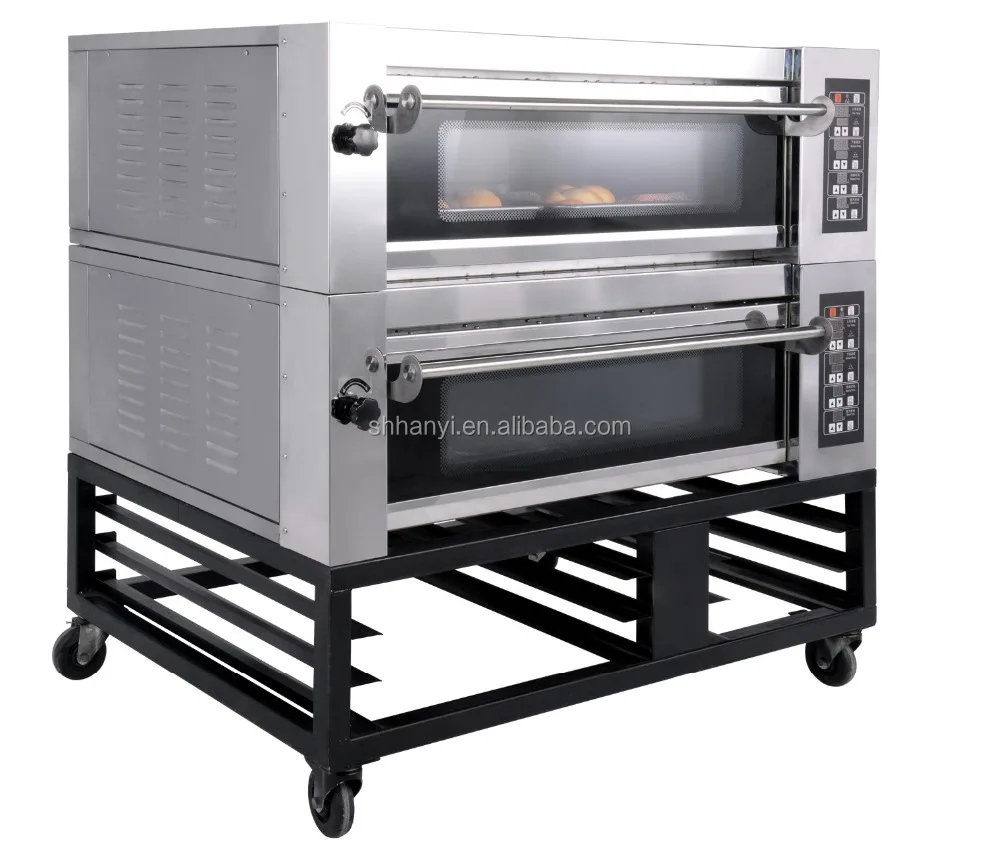 Nieuwe Outdoor Rvs Elektrische/Gas 12 trays Dek Bakkerij Pizza Oven Met Stoom