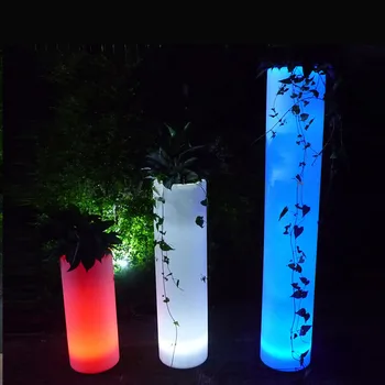 Led Flower Pots Plastic Light Up Lighting Pot Ganesh Mandap Led Flower Pots Plastic Light Up