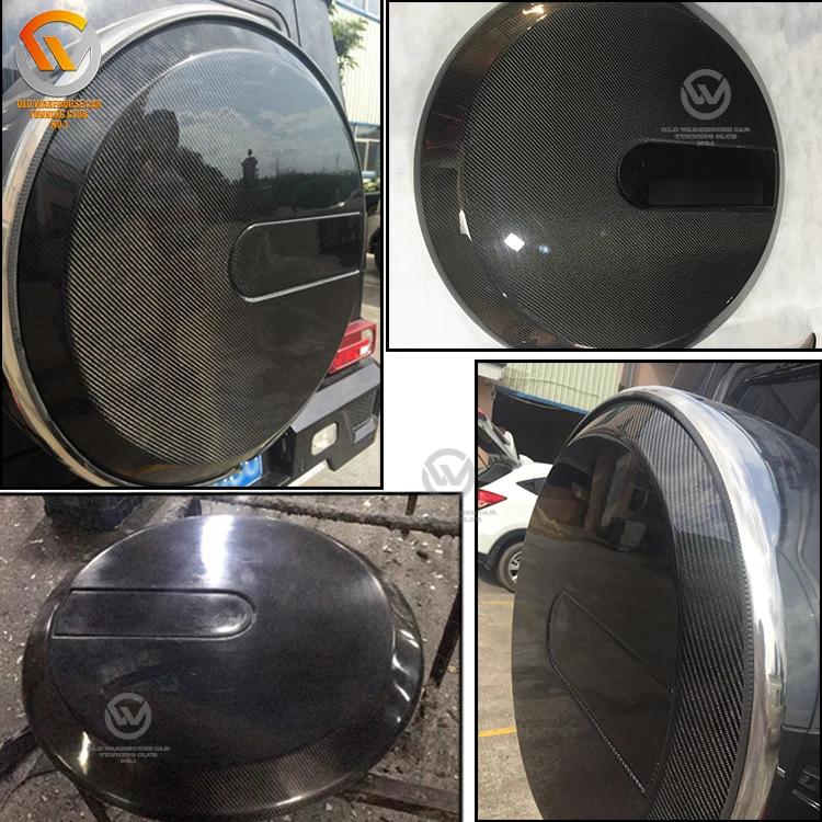 Carbon Fiber Spare Wheel Tire Cover For W463 Gclass G500 G55 G63 Buy
