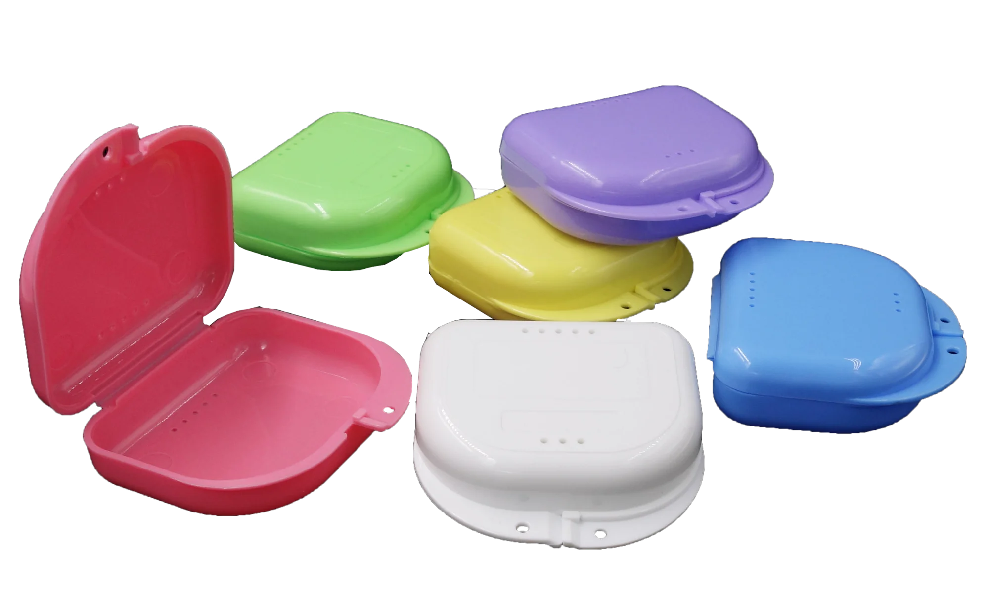 Factory Supply Dental Teeth Storage Box Plastic Material Made Denture