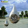 Outdoor Stainless Steel Water Drop Sculpture For Sale