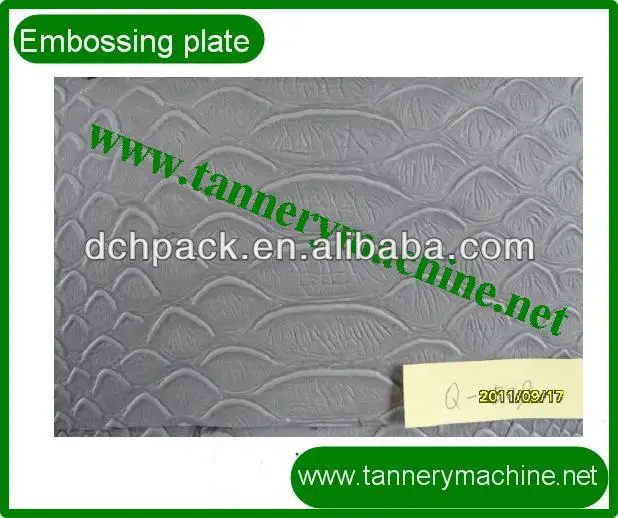 embossing plates for leather