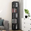 Modern corner bookshelf rotating bookcase 5 Tier Storage Shelving Bookshelf unit book display shelf