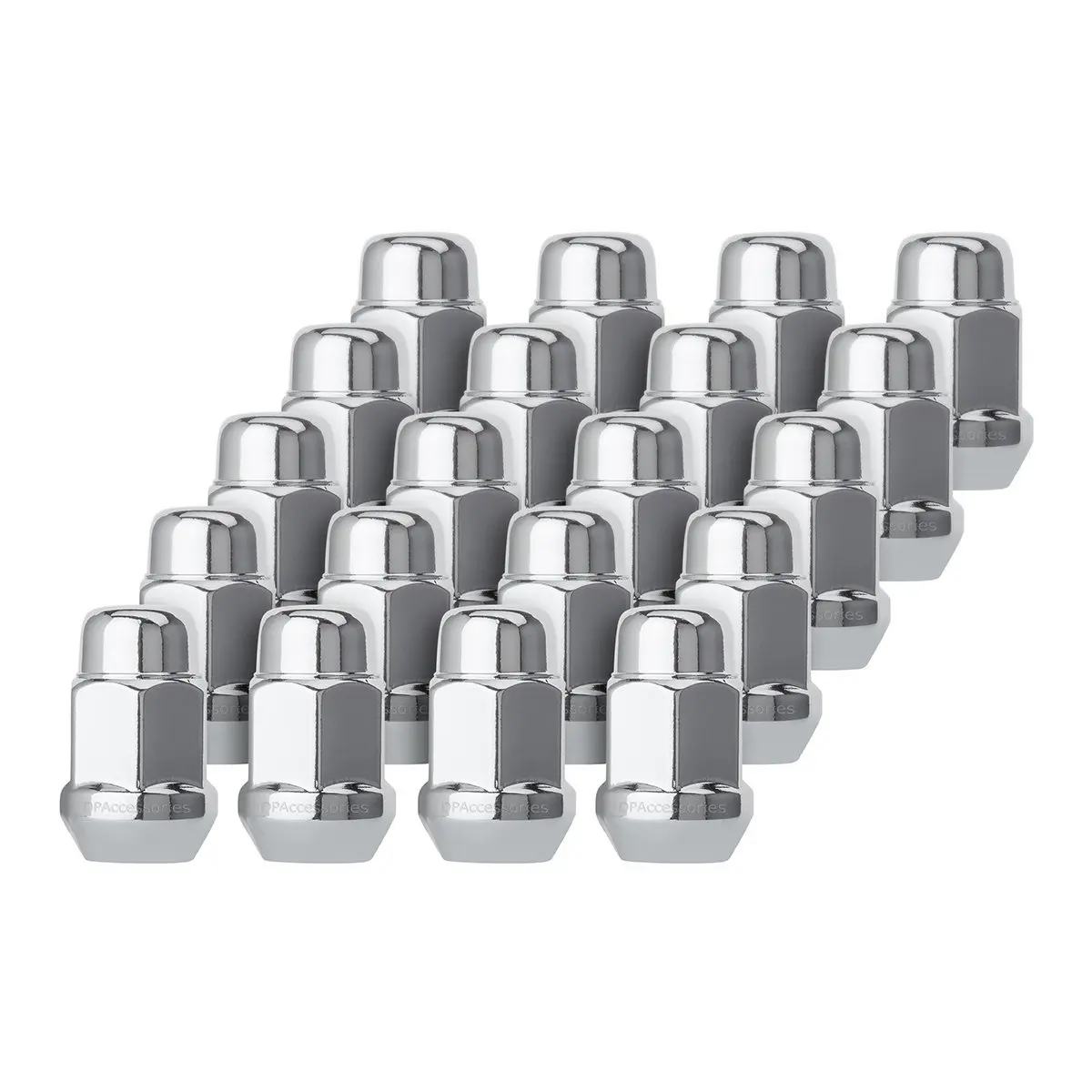 DPAccessories D3419-2305 One 1 13//16 Hex Wheel Lug Nut Chrome 14x2 Closed End XL Bulge Acorn Lug Nut Cone Seat