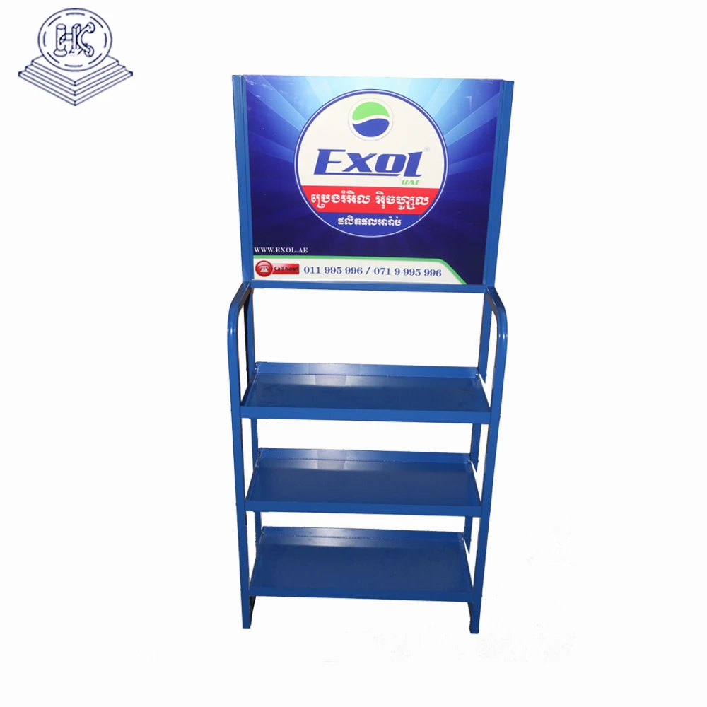 Customized Durable 3 Tier Battery Inverter Display Rack Buy Battery