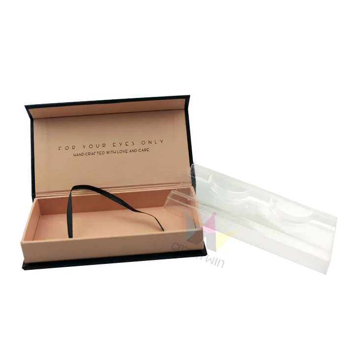 Download Rectangle Custom Eyelashes Packaging Empty Box Magnetic Eye Lashes Box For Mink Eyelashes ...