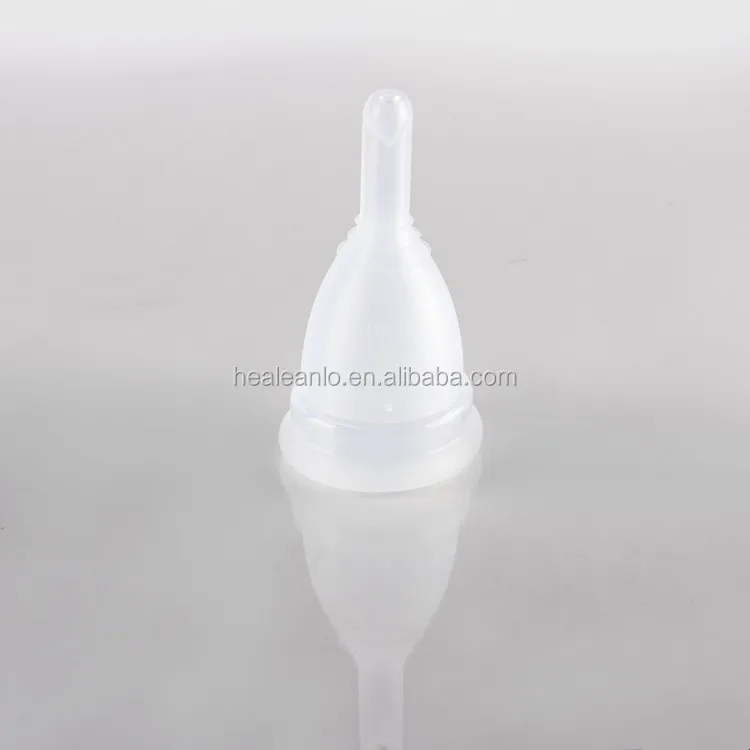 Healeanlo Feminine Hygiene Silicone Lady Drain Valve Menstrual Cups The
