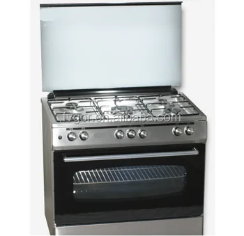 Kitchen 36 Inch 5 Burners Professional Style Stainless Steel Gas