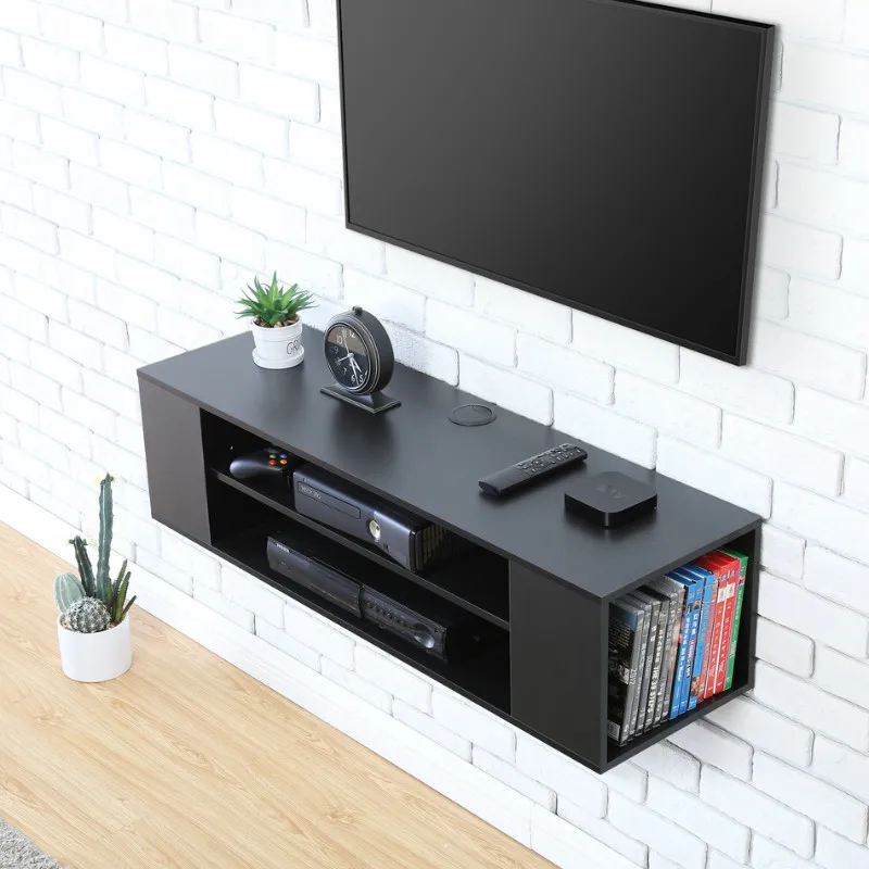 Latest Design Led Tv Wall Cabinet Tv Floating Wall Mountable Unit