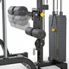 home gym equipment fitness chromed One Station with 170 lb or gym weight stack