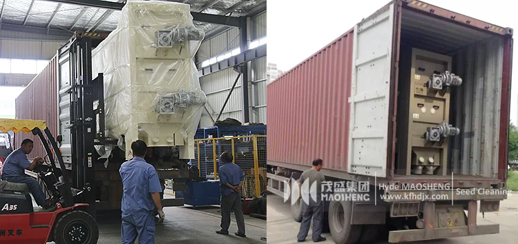 seed rotary length separator delivery