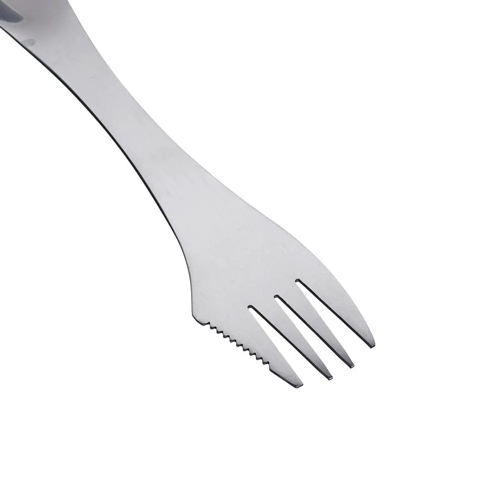 Amazon Top Seller Metal Spork Stainless Steel 410 Spoon Fork Knife In