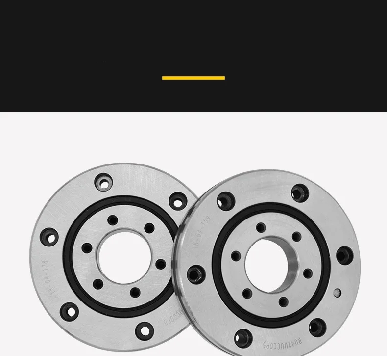 Railway Cranes XRU Series Mounting Holes High Rigidity Crossed Roller Bearings XRU1008 precision Slewing Bearing