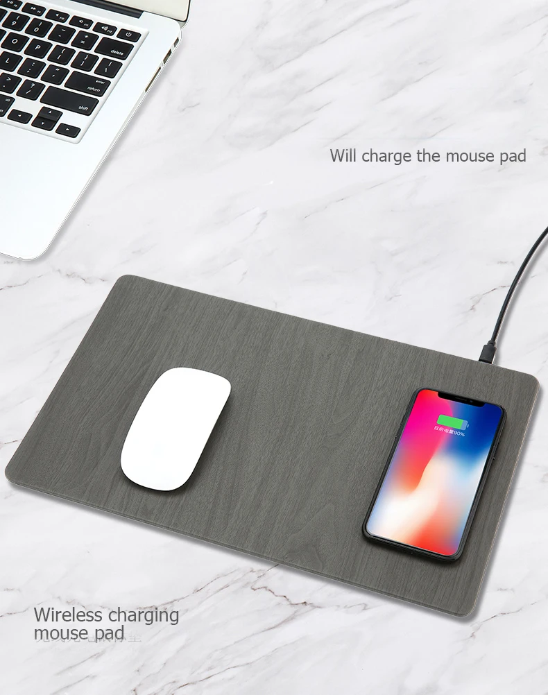 Output 5V 2A 10w fast wireless charger mouse pad