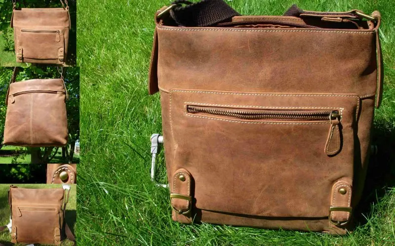 hunter leather bags