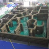 CS carnival games,inflatable paintball obstacle course,field military laser tag maze for sport amusement park
