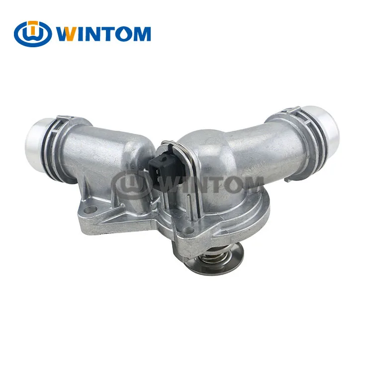 Aluminum Engine Coolant Thermostat For BMW E46 E39 w// Sensor Housing 11532247019