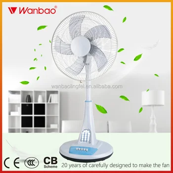 table fan with led light