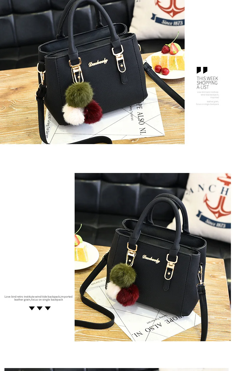 2017 New Product Real Photo Women Bag,Leather Handbag,Bags Women Bag