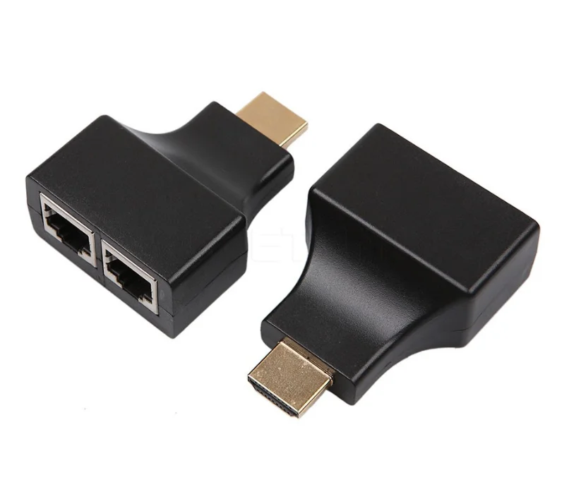 HDMI® à double port extension de câble réseau RJ45 - Chine HDMI® à double  port et HDMI vers HDMI à RJ45 prix