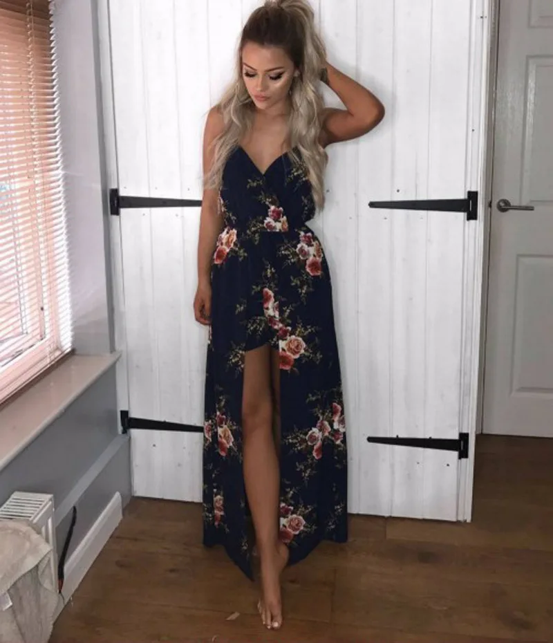 floral print jumpsuit dress