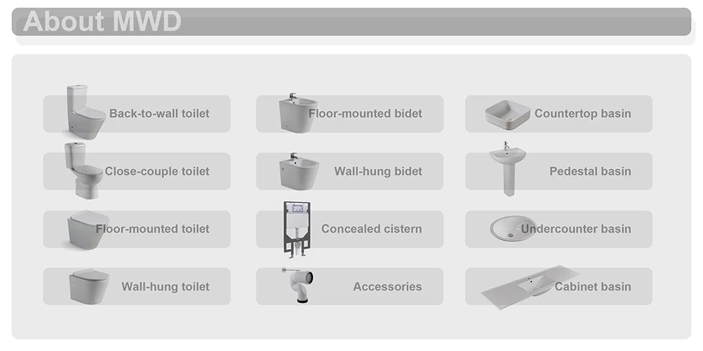 Two Piece Sanitary Ware Bathroom Ceramic Watermark Rimless Toilet Suite