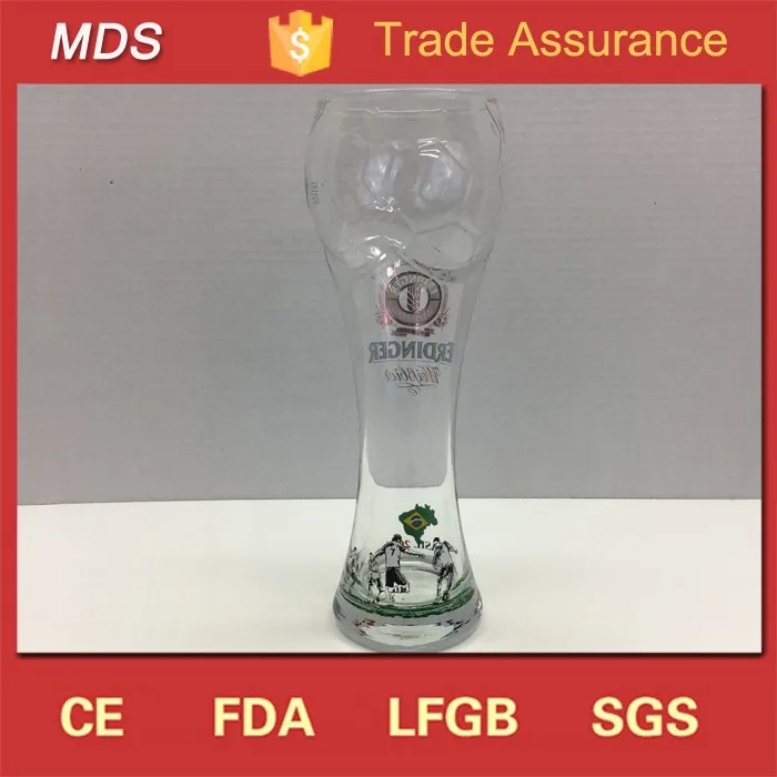 Fashion style unique world cup Brazil soccer 500ml beer glass .jpg