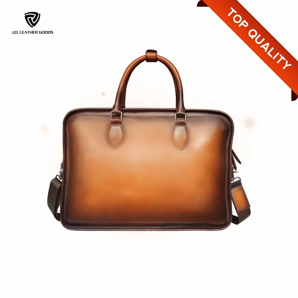 Design Your Own Leather Handbag Genuine Italy For Men Bag
