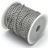 Accessories For Jewelry Making Flat Link Stainless Steel Chain