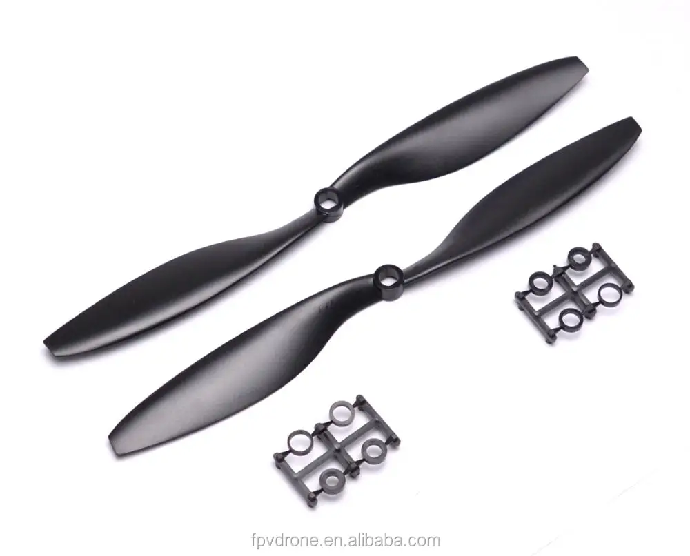 1045 1045r 10x4.5 Prop Cw Ccw Propeller For Helicopter Quadcopter Black