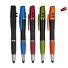 High Quality 4 in 1 Red Laser Pointer Ball Pen with Stylus and LED Light