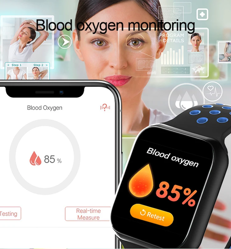 2019 OEM Men Women IX8 Watch Blood Pressure Fitness Tracker F8 smart bracelet sport watch for android and ios