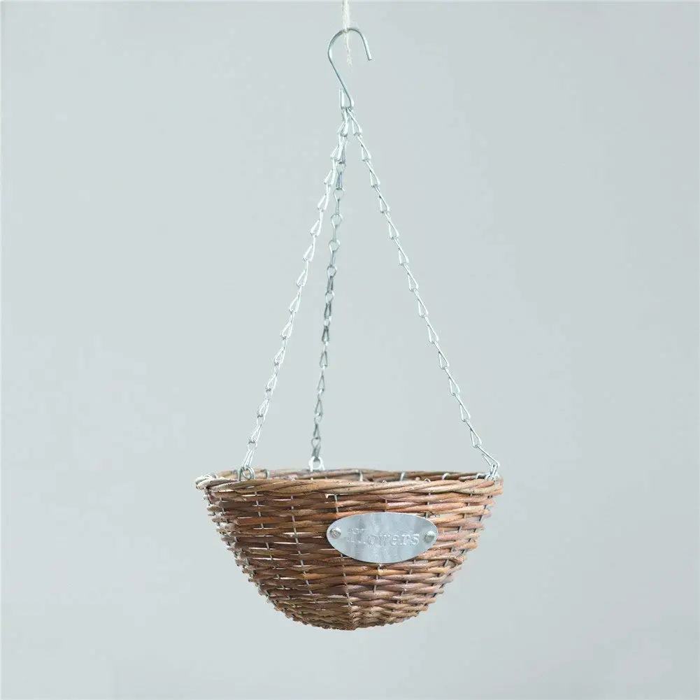 KOUBOO 1050105 Panay Wicker Pod Hanging Ceiling Lamp One Size Wheat