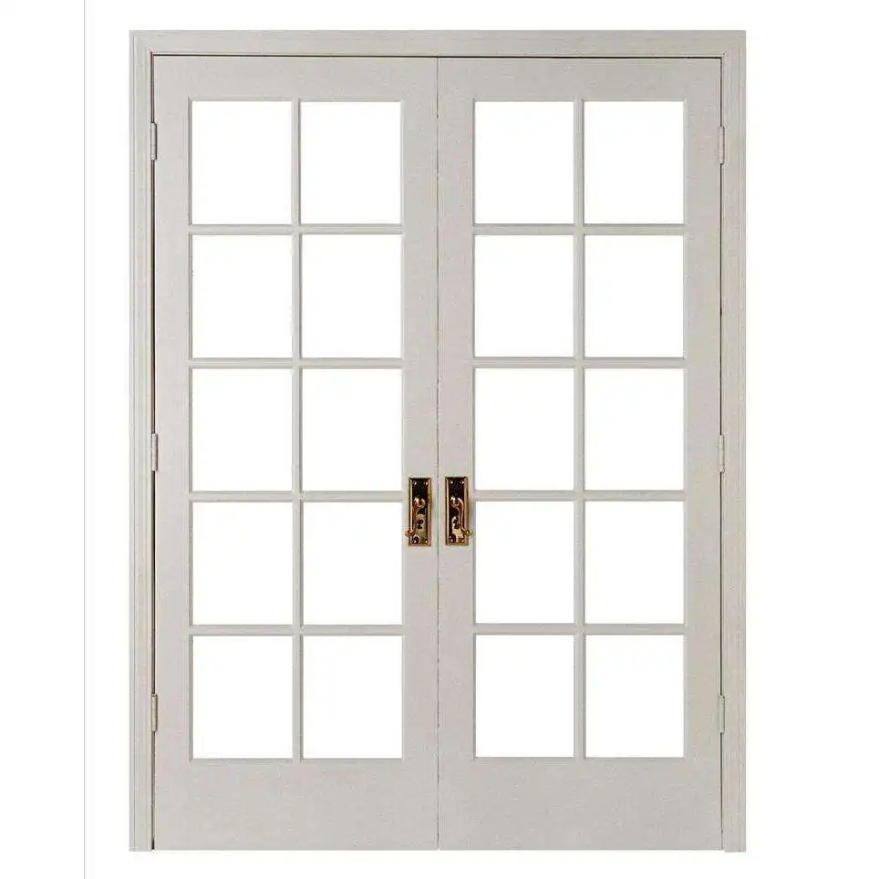 بولي كلوريد الفينيل/upvc مزدوجة خفف من الزجاج بابية الأبواب