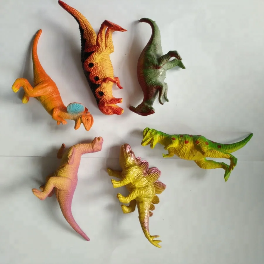 large soft plastic dinosaur toys