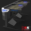 Rturbo Modern design furniture wood double cybercafe computer table