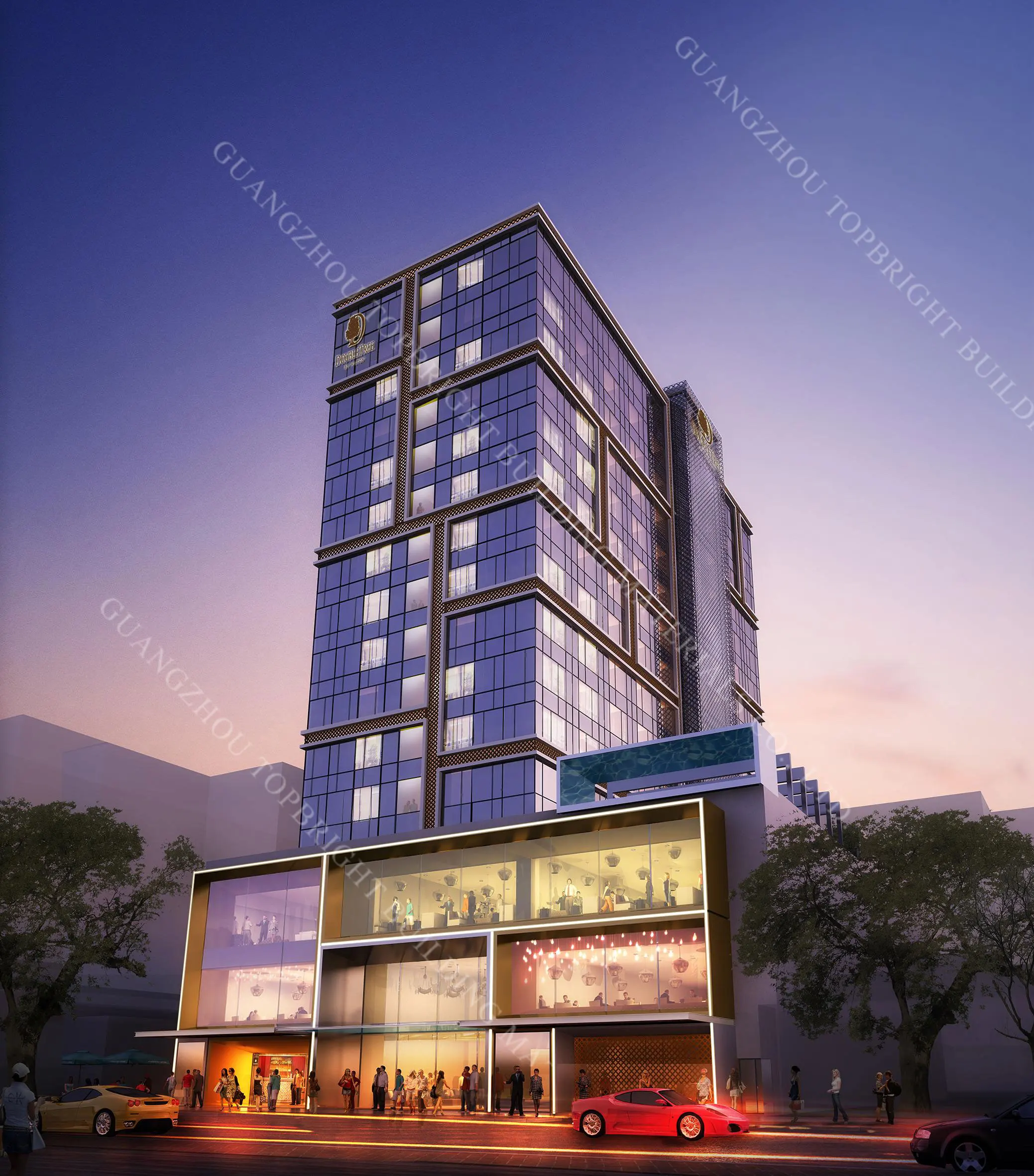 Factory Price China Exterior Cladding Unitized Glass Curtain Wall Supplier