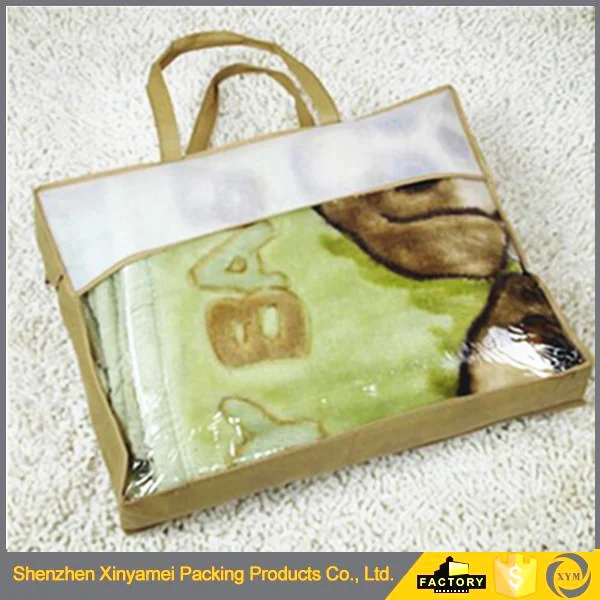 Clear Pvc Plastic Zipper Bag Quilt Pillow Blanket Bedding Packaging