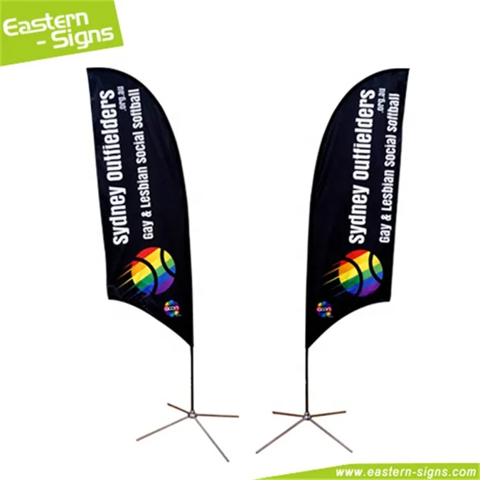 Bow Banner Advertising Used Flag Pole Sales