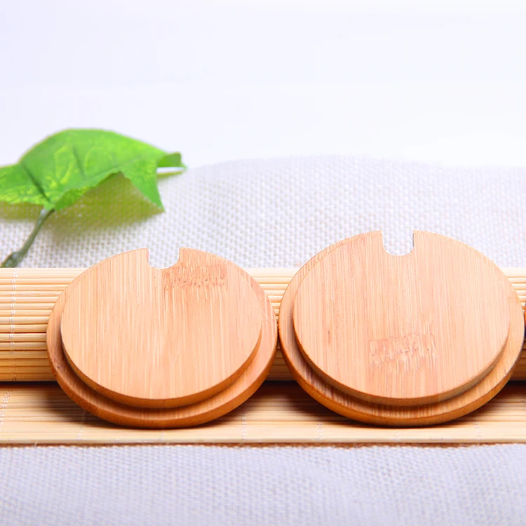 Wholesale Bamboo Lid For Coffee Cup,Bamboo Lid With Spoon For Ceramic