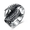 Wholesale Finger Jewelry Exquisite Double Fish Design Custom Stainless Steel Ring