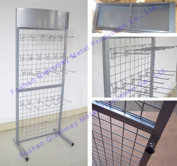 Free Standing Hanging Product Metal Wire Grid Mesh Wall Panel Display