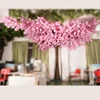 4M Plastic Branch Tops Pink Silk Flower Art Japanese Sakura Artificial Tree For Sale