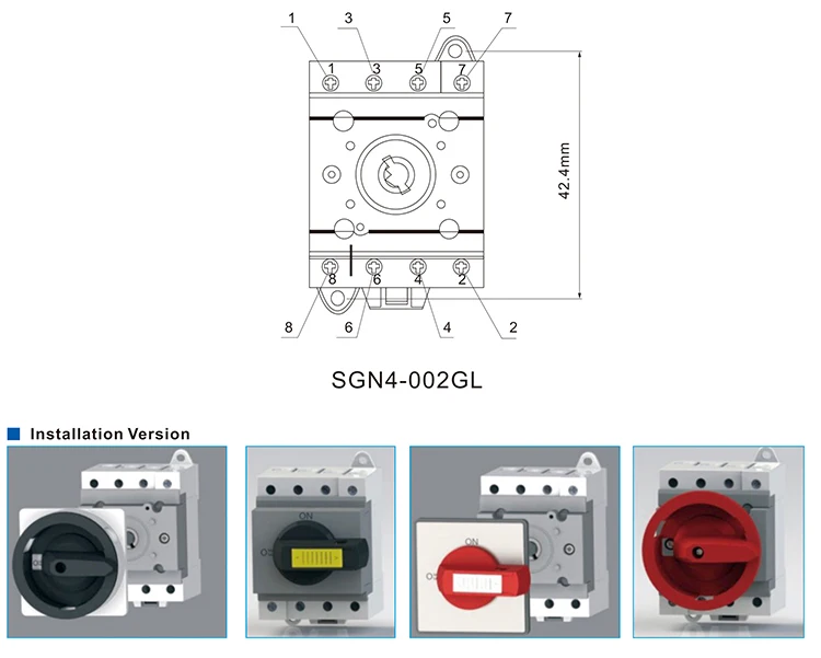 dc isolator switch factory